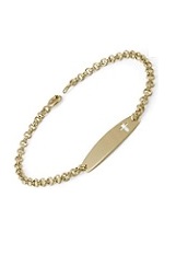 very nice gold cross bracelet for babies and children